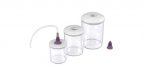 Magic Vac AELMAVACO1182 Recipiente Per Cibo Rotondo Set 5.25 litri Trasparente