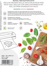 Magic Vac ANP1068 Confezione 2 Rotoli buste 30x600 Sacchetti Sottovuoto Alimenti