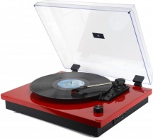 Majestic TT53 RD Giradischi Vintage 334578 giri Wireless Audio USB REC Rosso