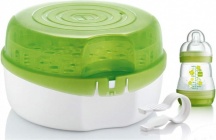 Mam ZEDMM280 Sterilizzatore a Vore per Microonde + 1 Biberon Anticolica Easy Start 160 ml