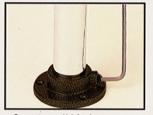 Manart 466.60 Piedino Fisso Per Tubo Vernic. Bianco Fig5 Pezzi 10