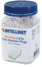 Manhattan IWP-JAR-C5R Confezione 100 Plug RJ45 UTP per Cavo rigido Cat. 5E