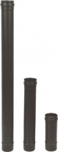 Maral NPED01-080 Tubo per Canna Fumaria in Acciaio Inox 8x100 Nero Pellet 300 - NPED01-80