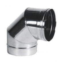 Maral PSCN90 Curva a Gomito per Canne Fumarie Inox Settori 90� 12