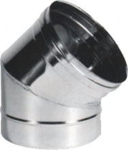 Maral PSCQ45 Curva a Gomito per Canne Fumarie Inox Settori 45� 14