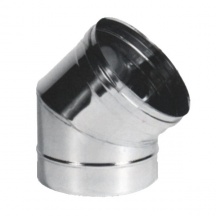 Maral PSCQ45 Curva a Gomito per Canne Fumarie Inox Settori 45� 8