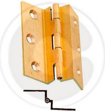 Mariva E1055040L Cerniera Fresata con Collo O.S. gr 50x40 Pezzi 24