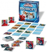Ravensburger 22254 Memory Ultimate Spiderman Gioco da Tavolo Bambini 3+ Anni