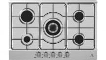 Master Kitchen MKHG 75 E XS Piano Cottura 5 Fuochi a Gas 75 cm Acciaio Inox