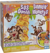 Mattel 52563 Salva le scimmie Gioco da Tavolo per Bambini da 5+ Anni