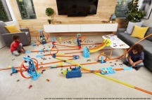 Mattel GLC88 Hot Wheels Track Builder Confezione di Curve per collegare i Set 4+ Anni