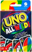 Mattel HHL33 UNO All Wild Gioco da Tavolo Per Bambini da 7+ Anni
