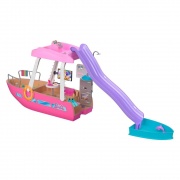 Mattel HJV37 Barbie Barca Dei Sogni con Scivolo Playset Per Bambini da 3+ Anni