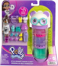 Mattel HKW04 Polly Pocket Set di gioco tubo di moda girevole 4+ Anni