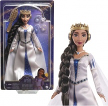 Mattel HRC11 Disney Wish Regina Amaya di Rosas Bambola snodata con abito regale 3+