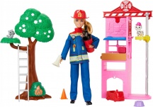 Mattel HRG55 Barbie Vigile del Fuoco Playset Bambola per Bambini da 3+ anni
