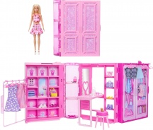Mattel HXD58 Barbie Armadio dei Sogni Bambola Playset per Bambini da 3+ anni