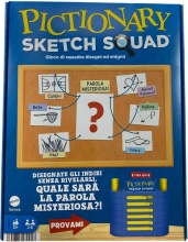 Mattel HXH41 Pictionary Sketch Squad Gioco da Tavolo per Adulti e 13+ Anni