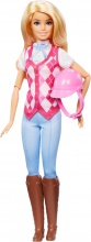 Mattel HXJ38 Barbie Malibu Cavallerizza Bambola per Bambini da 3+ anni
