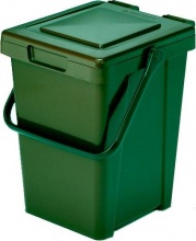 Mattiussi Ecologia MINIMAX Pattumiera + Verde Ral 6004 25L