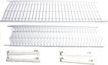 Mchr 36 Scolapiatti Acciaio Plasticato cm 76x23