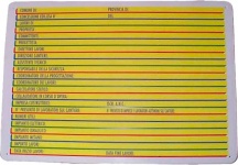 Mchr POL11029 Cartello Concessione Edilizia 68x 48 Plastica