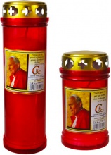 Mchr T30 PK Cero Votivo Luce Eterna Rosso T30 Parapioggia