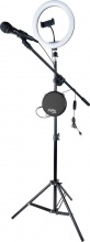 MeMe Music 61359 Karaoke Stage Microfono Wireless con anello Led