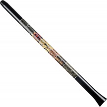 Meinl 301279BK Didgeridoo Bastone della pioggia a fiato Sintetico Nero