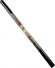 Meinl 301281 Didgeridoo Bastone della pioggia a fiato in bamboo nerorosso