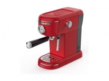 Melchioni 118320013 Aromatica Plus Macchina Caff� 3-in-1 Macinato Cialde e Capsule Rosso