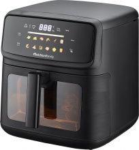 Melchioni 118340057 Friggitrice ad Aria 10lt 2100W con 2 Resistenze Nero Martina