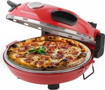 Melchioni 118380029 Forno Pizza Elettrico 1300 Watt Rosso  BELLANAPOLI PLUS