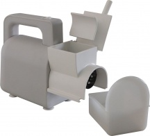 Melchioni 118420215 Grattugia Elettrica Compatta 300 Watt 250 ml Bianco  REGGIANA