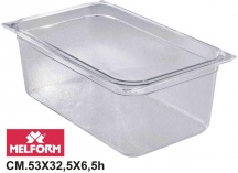 Melform L4111 Vaschetta Diamond Gastronorm 11 h.6.5 cm 53x32.5