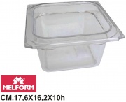 Melform L4162 Vaschetta Diamond Gastronorm 16 h.10 cm 17.6x16.2