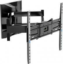 Meliconi 480874 Supporto TV Parete Girevole per Tv da 32" a 85" 55 Kg Nero