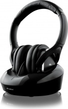 Meliconi 497335 HP Digital Plus Cuffie Wireless Antirumore Base di Ricarica Nero