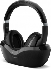 Meliconi 497338 Cuffie TV Bluetooth a Padiglione Cancellazione del Rumore Nero