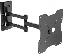 Meliconi 580472 Supporto TV Braccio a Muro TV 26-45" Portata 25Kg Nero FDR200