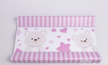 Mella Kids 808375349263 Orso Fasciatoio Neonato Bordo rialzato per Mobile fasciatoio Rosa