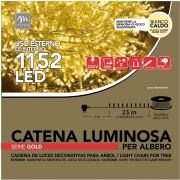 Mercury 6158 Filo Minilucciole Led con Giochi 23+3 m 1152 luci Bianco caldo