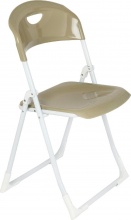 Metal Far 240T Sedia per Esterni Pieghevole Metallo 48x6x93 cm Tortora Brasil