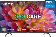 Metz 43MUF7000Z Smart TV 43 Pollici 4K Ultra HD LED Google TV Nero
