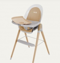 Micuna IKIDPICCOLABEIGE Piccola Evolutive - Seggiolone Pappa Evolutivo 0+ Mesi in Legno Beige