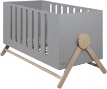 Micuna Swing 140x70 Lettino Culla Neonato in Legno GrigioLegno naturale Swing