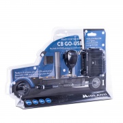 Midland C1262.05 Mini Ricetrasmittente Potenza 4W 40 Canali AMFM  CB GO USB