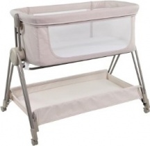 Migo OC306917 Cyber - Lettino Culla Neonato da Campeggio Fianco Letto Co-sleeping Beige