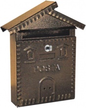 Mille 700 Cassetta Lettere in Ferro Battuto colore Nero Casetta 50008