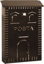Mille 702 Cassetta Lettere colore Nero Rame Riviste 50024